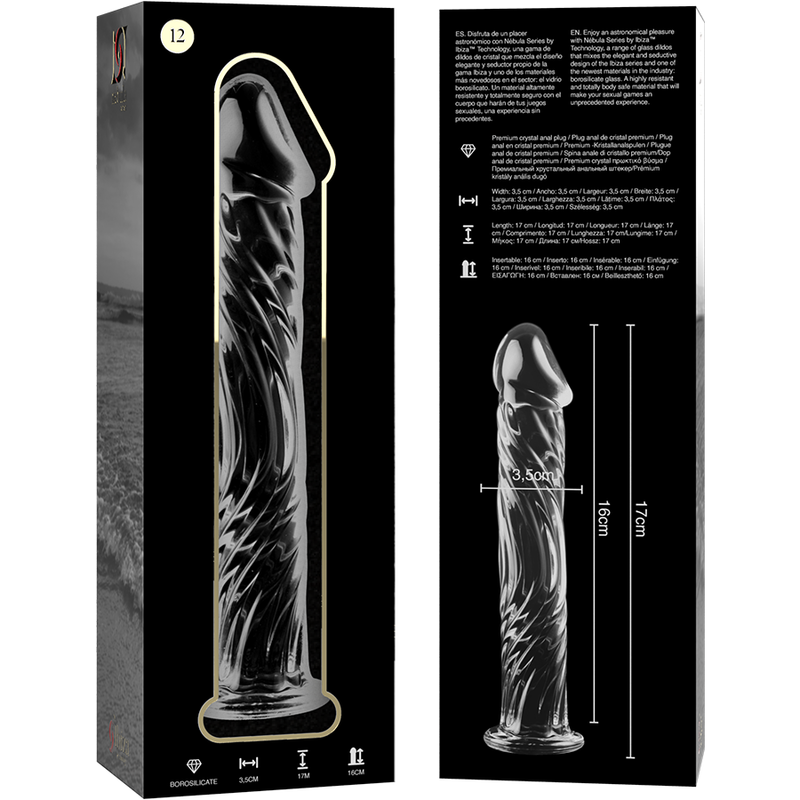 Glassdildo Model 12 (17 cm x 3,5 cm)